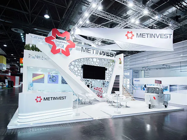 exhibition stand for Metinvest at Wire & Tube 2025