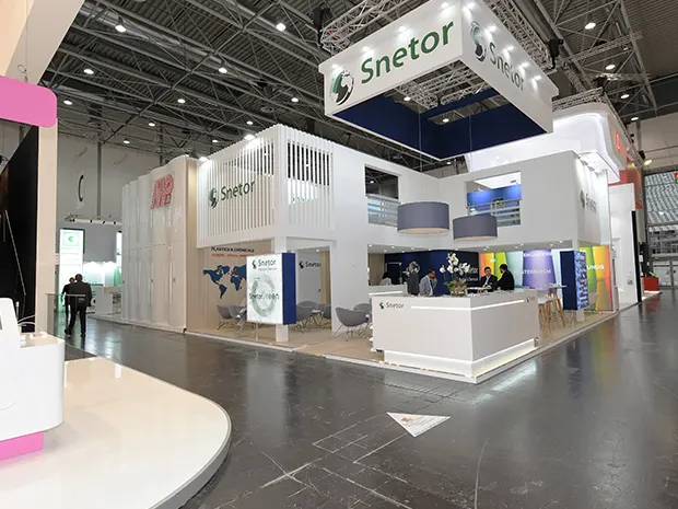 exhibition stand for Snetor at K show 2025